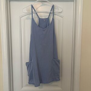 Free People Blue Hot Shot Dress